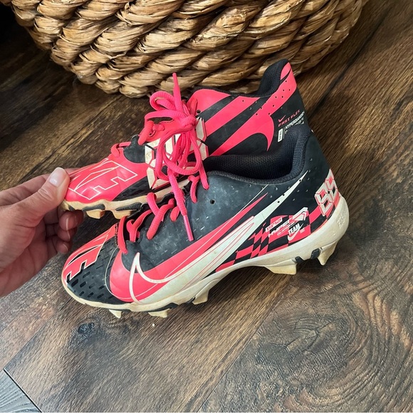 Kids Nike Fast Flex Softball Cleats-size 4Y - Picture 3 of 5